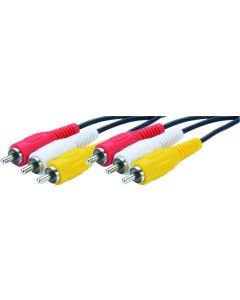CABLE A/V 1 CVBS+2 RCA MALE / 1 CVBS+2 RCA MALE ERARD 6554
