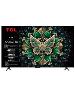 TELEVISEUR QD MINI LED 4K  TCL BRUN 75C69K