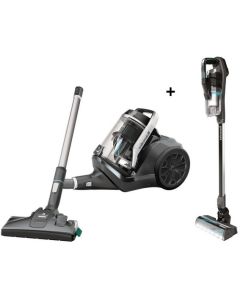 LOT ASPIRATEUR BALAI ET MAIN 2602D+TRAINEAU 2274N BISSELL 8527