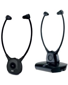 LOT DE 2 ECOUTEURS TV SANS FIL STETHOSCOPIQUE CGV DOLFIN ONYX DUO-20853