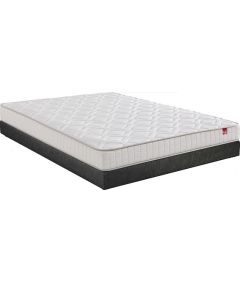LOT MATELAS+SOMMIER TAPISSIER 140X190CM EPEDA IC1653714019000