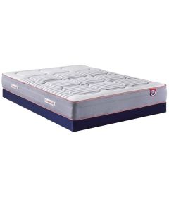 LOT MATELAS+SOMMIER TAPISSIER 90X190CM MERINOS IC1665909019000