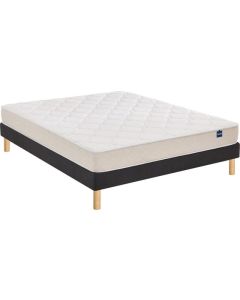 LOT MATELAS+SOMMIER TAP. 140X190CM  BULTEX IC1788414019000