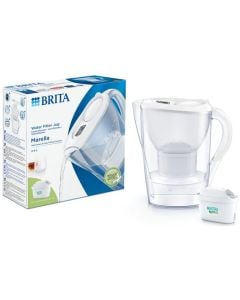 CARAFE FILTRANTE + 1 CARTOUCHE BRITA MARELLA BLANC-1051118
