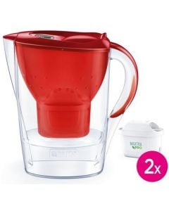 CARAFE FILTRANTE + 2 CARTOUCHES BRITA MARELLA ROUGE-1051500