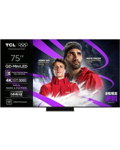 TELEVISEUR QD MINI LED 4K  TCL BRUN 75C7K
