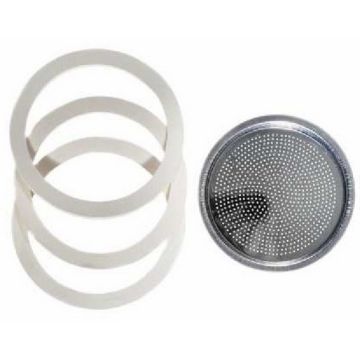3 JOINTS + 1 FILTRE POUR CAFETIERE ITALIENNE BIALETTI 0800401
