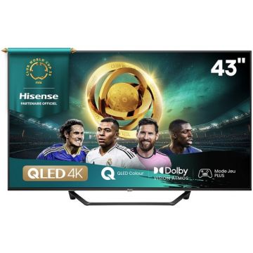 TELEVISEUR QLED 4K  HISENSE 43A7Q