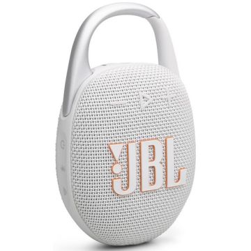 ENCEINTE BLUETOOTH NOMADE AVEC MOUSQUETON JBL CLIP 5 BLANC