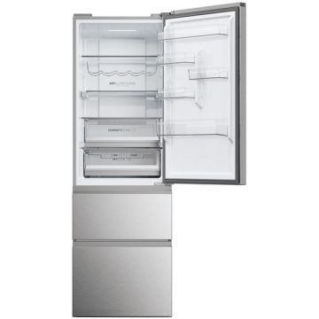 REFRIGERATEUR COMBINE 185CM CONNECTE 2 TIROIRS HAIER HTW5618ENMG