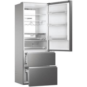 REFRIGERATEUR COMBINE 200,6CM CONNECTE 2 TIROIRS HAIER HTW7720DNMP