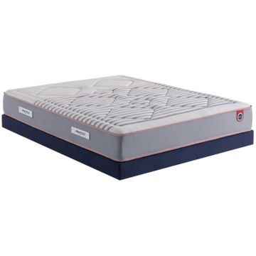 LOT MATELAS+SOM. TAP. 140X190CM MERINOS IC1895614019000