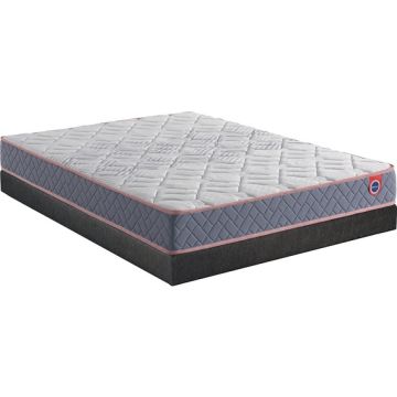 LOT MATELAS+SOMMIER TAPISSIER 140X190CM  MERINOS IC1902314019000