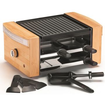 APPAREIL A RACLETTE MULTIFONCTION  KITCHENCHEF KC.WOOD-LUX4