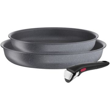 SET 2 CORPS DE POELE EN ALUMINIUM TEFAL CULINAIRE L3969102