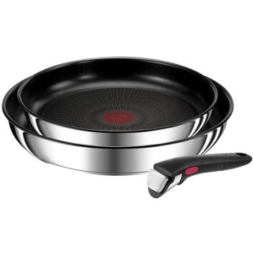 SET 2 CORPS DE POELE EN INOX TEFAL CULINAIRE L9739002