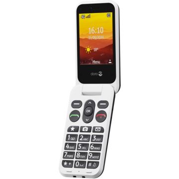 TELEPHONE MOBILE A CLAPET 4G DORO LEVA L30 GRAPHITE/BLANC