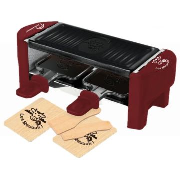 APPAREIL A RACLETTE MULTIFONCTION  LITTLE BALANCE MEUUUH DUO-PIMENT-8940