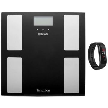 LOT PESE PERSONNE CONNECTE + TRAQUEUR D'ACTIVITE TERRAILLON MOVE KIT-14925