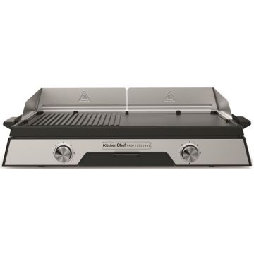 PLANCHA ET GRIL ELECTRIQUE  KITCHENCHEF PLANCHA-DUO2200