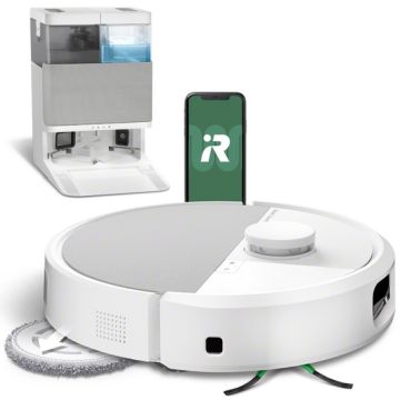 ASPIRATEUR ROBOT LAVEUR CONNECTE IROBOT ROOMBA PLUS 505+AWD BLANC