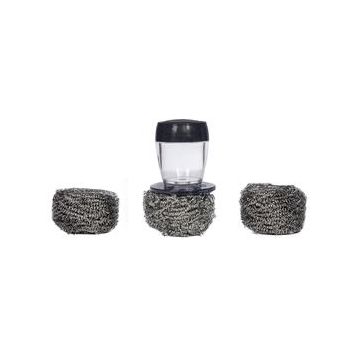 SUPPORT DE NETTOYAGE AVEC RESERVOIR +3 BOULES INOX ENO SBI58