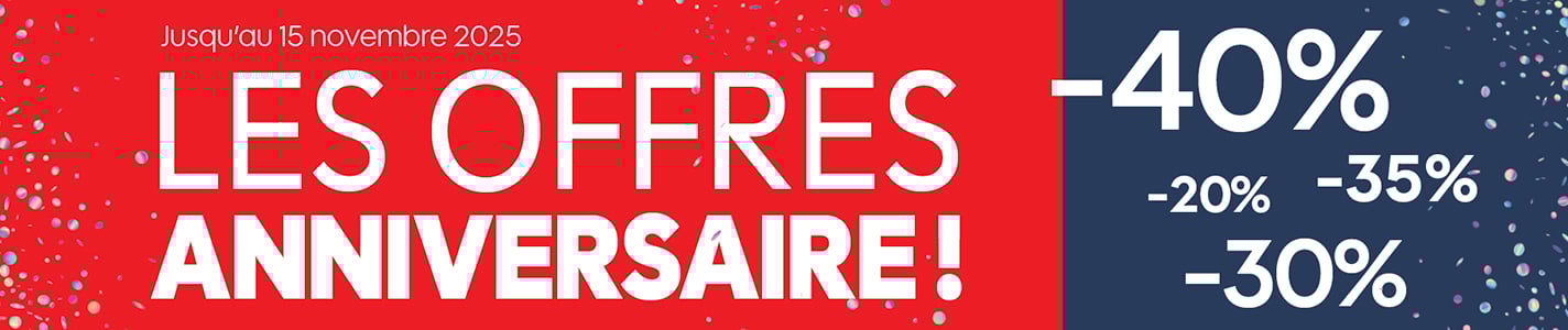 PRO - LES OFFRES ANNIVERSAIRE