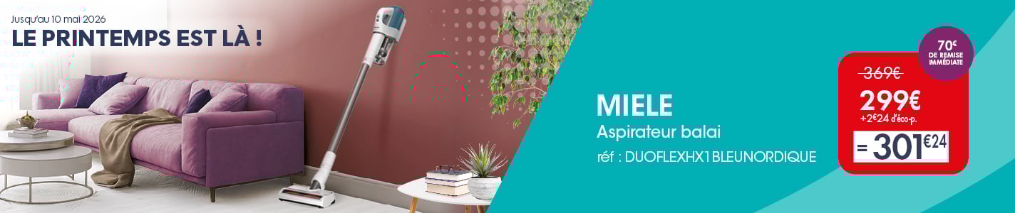 PRO&Cie - Arts m&eacute;nagers - Aspirateur Miele