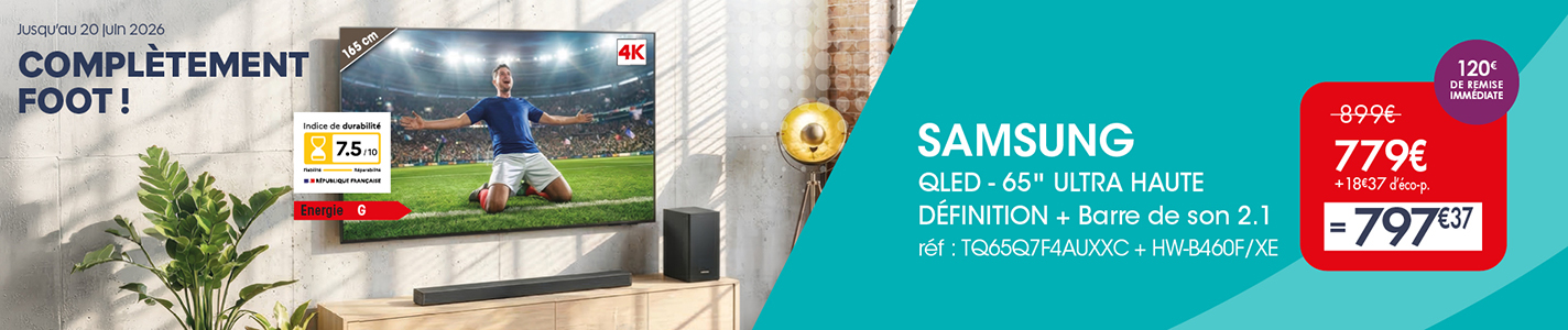 PRO&Cie - Compl&egrave;tement Foot - Samsung TV Barre de son