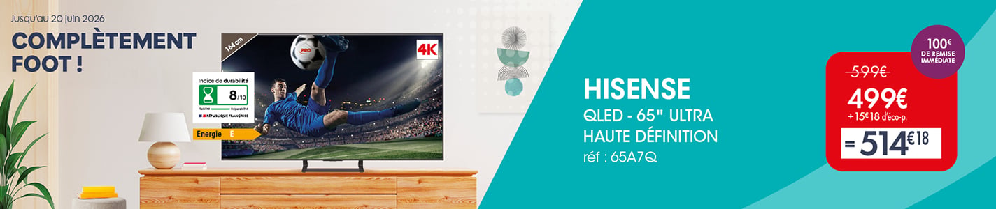 PRO&Cie - Compl&egrave;tement Foot - T&eacute;l&eacute;viseur Hisense