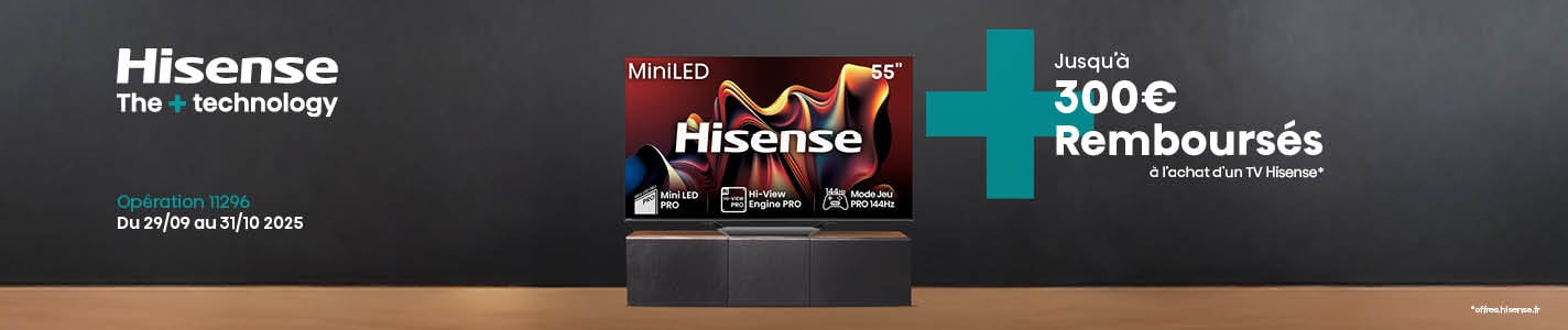PRO - ODR - HISENSE TV - DU 29 SEPTEMBRE AU 31 OCTOBRE