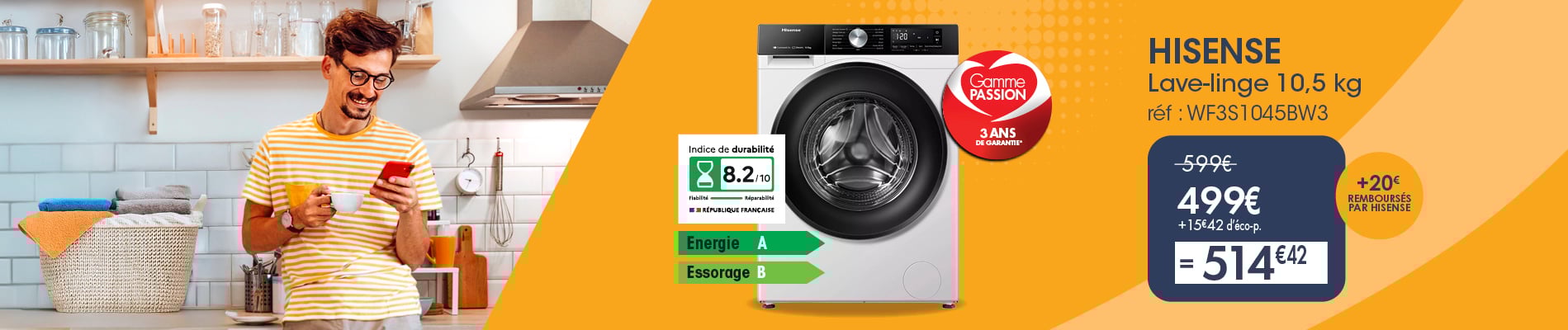 WEB S21 - LV HISENSE WF3S1045BW3