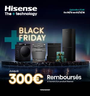 Offre de remboursement Hisense - Black Friday