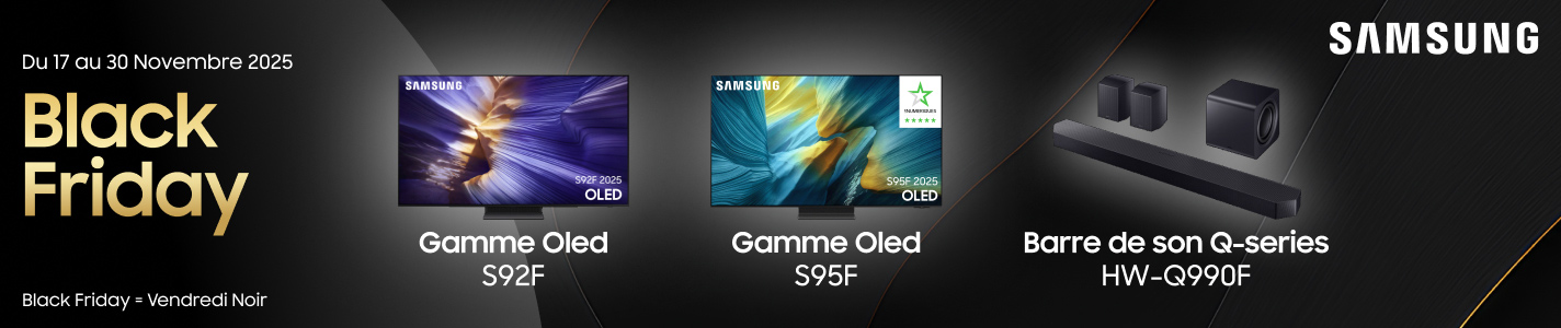 Offres Black Friday Samsung du 17 au 30 Novembre