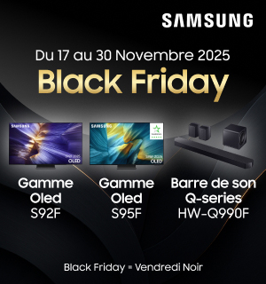 Offres Black Friday Samsung du 17 au 30 Novembre