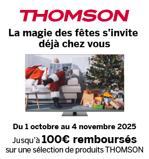 ODR Thomson du 1er octobre au 4 novembre 2025 - Jusqu'à 100€ remboursés