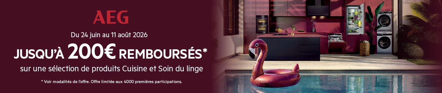 Offre de remboursement AEG