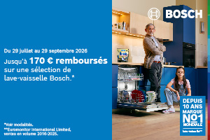 Offre de remboursement Bosch - Lave-vaisselle du 29 juillet au 29 ao&ucirc;t 2026 
