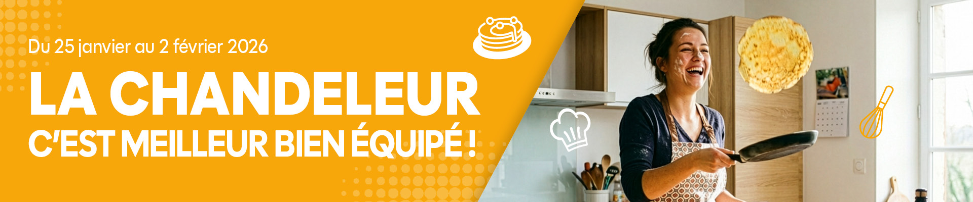 PRO&Cie - Bien &eacute;quip&eacute; pour la chandeleur