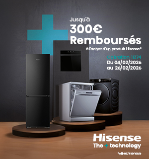 PRO&Cie - Offre de remboursement Hisense du 4 au 26 f&eacute;vrier