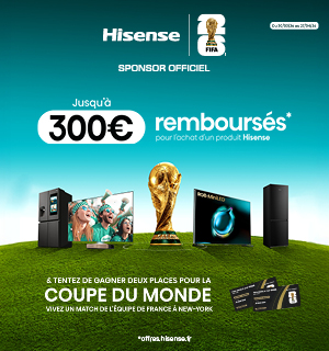 PRO&Cie - Offre de remboursement Hisense - Coupe du monde - du 30 mars au 27 avril 2026