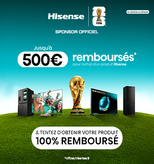 PRO&Cie - Offre de remboursement Hisense - Coupe du monde - du 28 avril au 23 juin 2026