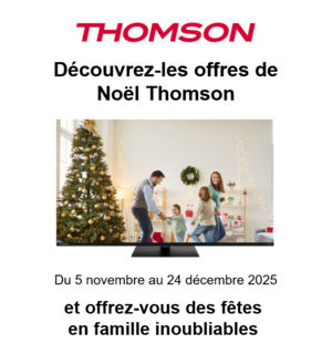 Offres de Noël Thomson - Du 5 novembre au 24 décembre 2025