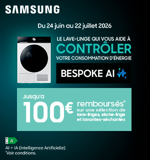 Offre de remboursement Samsung