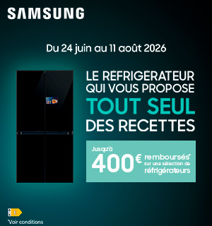 Offre de remboursement Samsung