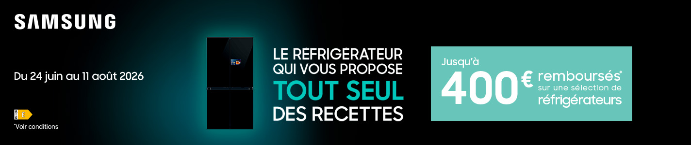 Offre de remboursement Samsung