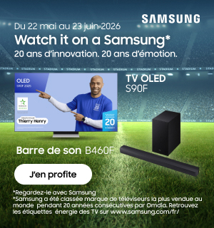 Offres de remboursement Samsung TV OLED du 22 mai au 23 juin 2026